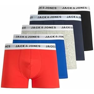 Jack & Jones 5 Boxers para Hombre
