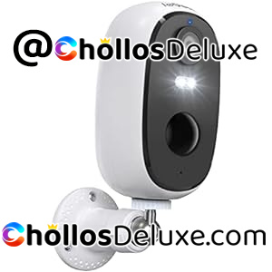 Camara Vigilancia WiFi 2K IP Exterior/Interior sin Cables 5200mAh