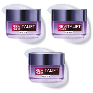 3x L'Oréal Revitalift Filler Día