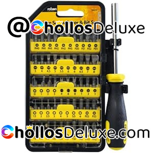 Estuche Destornillador +51 Puntas Rolson