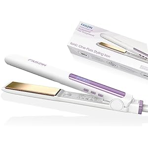 Planchas de Pelo Titanio con Iones 2 en 1 Pantalla LCD