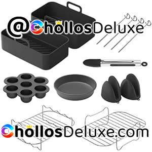 Set de 9 Accesorios para Freidora de Aire