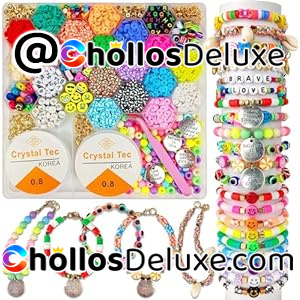 Set 3000 Piezas Abalorios Pulseras y Collares