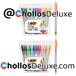 2x BIC Cristal Multicolour 15 Bolígrafos