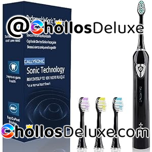 Cepillo de Dientes Electrico Sónico 3 Modos +4 Cabezales