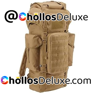 Mochila Molle 65 Litros Camuflaje Camel