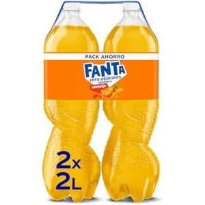 Pack de 2 Fanta Naranja Zero Azúcares Añadidos 2L