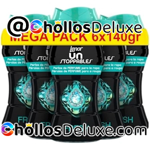 62 Lavados Lenor UNstoppables Perlas de Perfume Ropa Fragancia Fresca