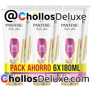 6x Pantene Nutri-Plex Acondicionador Rizos Definidos 180ml