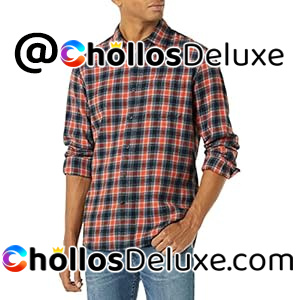 Amazon Essentials Camisa de Franela para Hombre