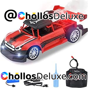 Coche Teledirigido con Luces y Dispositivo de Pulverización