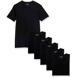 Pack de 6 Camisetas Interiores Amazon Essentials
