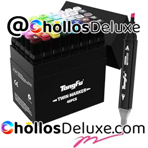 Caja 40 Rotuladores Doble Punta (1mm y 6mm)