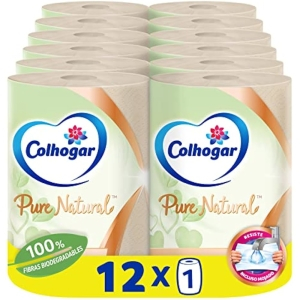 12x Colhogar Pure Natural Papel Cocina Biodegradable