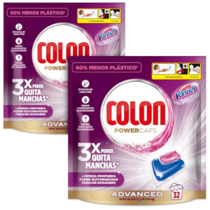 64 Cápsulas Colon Vanish Advanced Detergente Lavadora