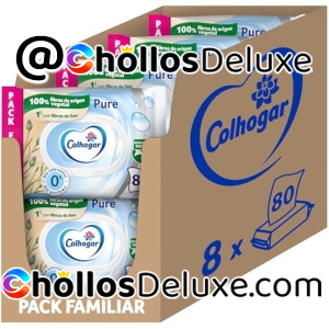 640x Colhogar Pure Toallitas Papel Higiénico Húmedo