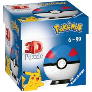 Ravensburger Puzzle 3D Pokeballs 55 Piezas