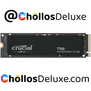 Crucial T700 1TB Gen5 NVMe M.2 SSD Hasta 11,700 MB/s