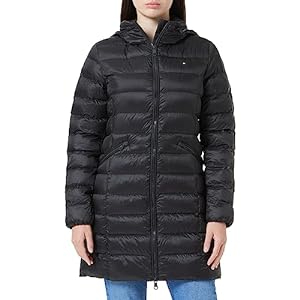 Tommy Hilfiger Padded Global Stripe Coat Abrigo Mujer