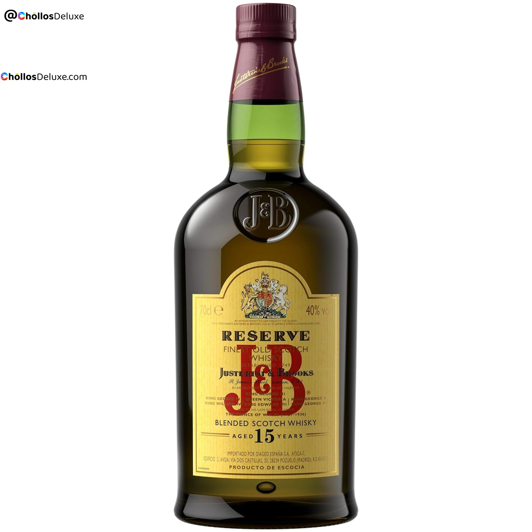 J&B Reserve 15 Años Whisky Escocés 700ml