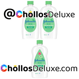 3x Johnson's Baby Aceite Corporal Aloe 500ml