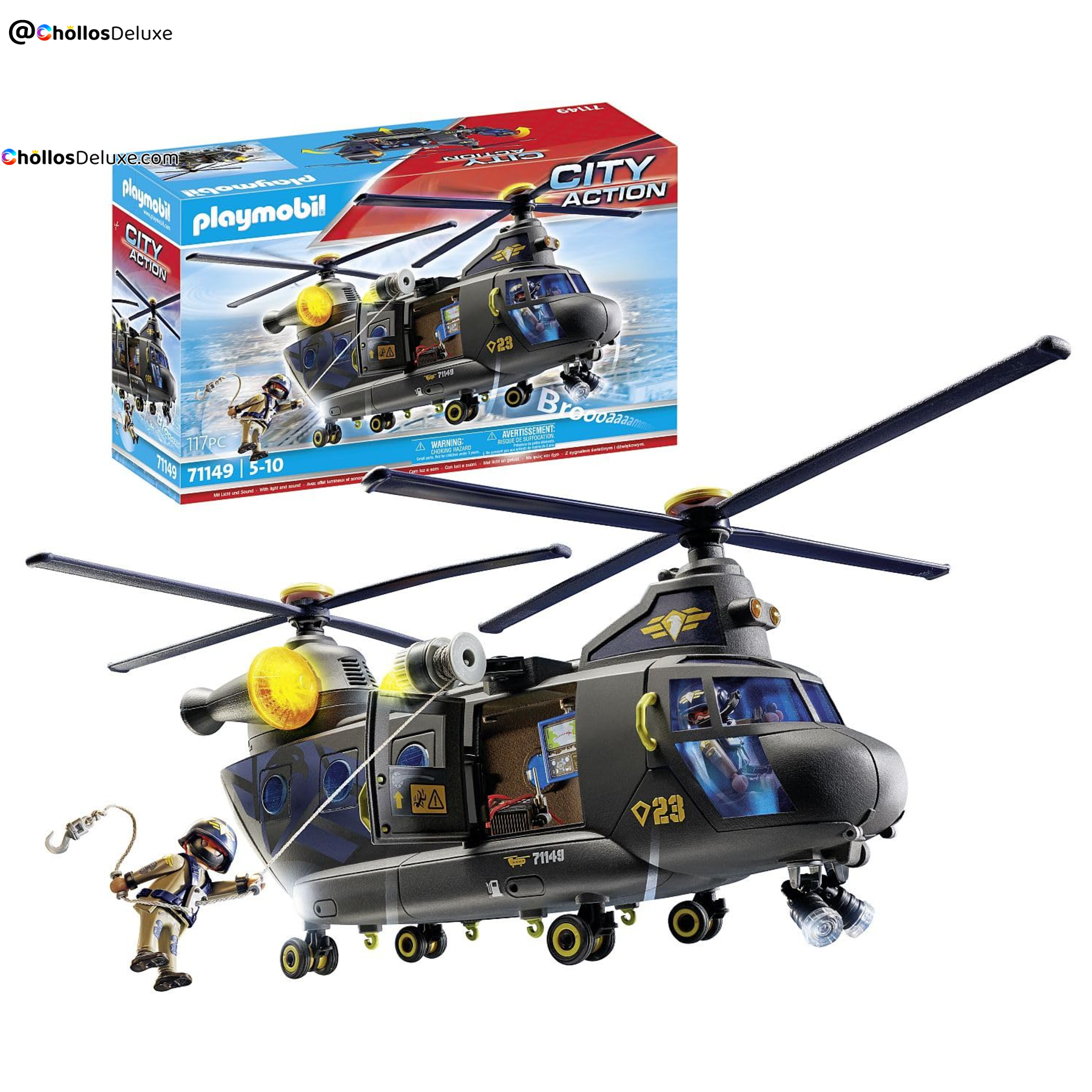 PLAYMOBIL City Action Helicóptero Banana