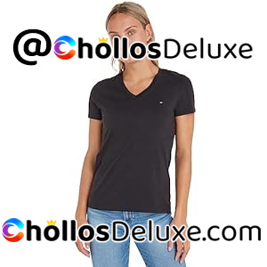Tommy Hilfiger Heritage Camiseta Cuello Pico Mujer