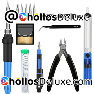 Kit Soldador 60W +5 Puntas +Extras