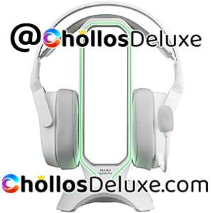Mars Gaming Soporte Auriculares Gaming RGB Flow +2 Puertos USB