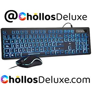 Kit Teclado y Ratón Retroiluminación RGB Rii RK105