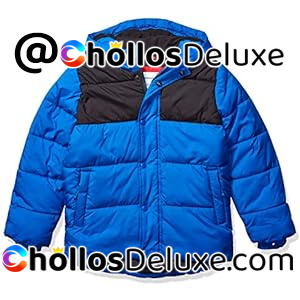 Amazon Essentials Chaqueta Gruesa y Acolchada con Capucha Niño