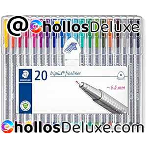 Estuche 20 Rotuladores Staedtler Punta Fina