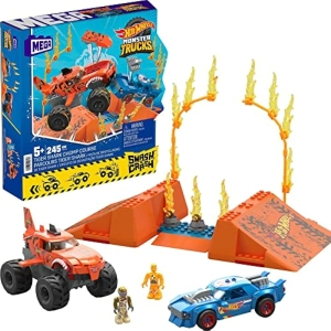 Mega Construx Hot Wheels Monster Trucks Pista Tiger Shark