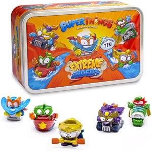 Caja con 5 Superthings Exclusivos Efecto Metalizado