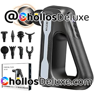 Pistola de Masaje Muscular 32 Niveles +8 Cabezales