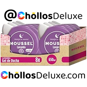 Moussel 8 Geles de Ducha Relajante con Lavanda, 650ml