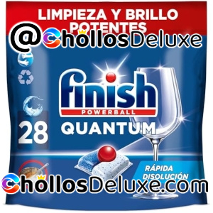 56 Pastillas Lavavajillas Finish Powerball Quantum All in 1