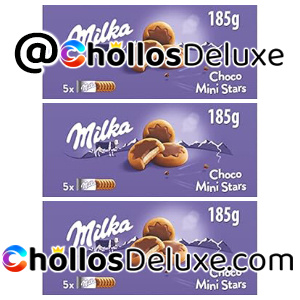 3x Milka Choco Mini Stars Galletas 185g