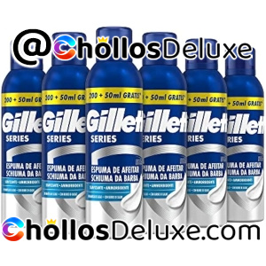 6x Gillette Series Espuma De Afeitar 250ml