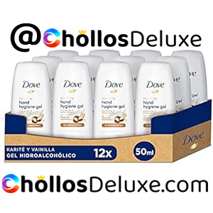 12x Dove Gel Hidroalcohólico Karité y Vainilla 50ml