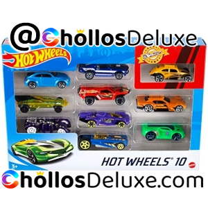 Caja de 10 Coches Hot Wheels
