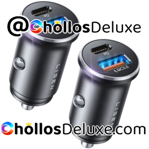 Pack de 2 Cargadores Coche PD+QC3.0 48W