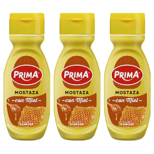 3x Prima Mostaza Dulce con Miel 285g