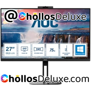 AOC Monitor 27" QHD 75Hz Altura Ajustable