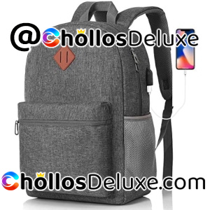 Mochila Portátil 15.6" Puerto de Carga USB 25L