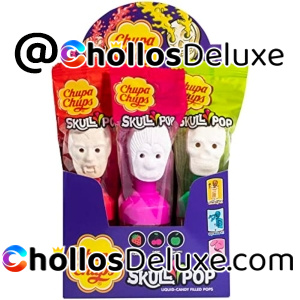 Pack de 12 Chupa Chups Skull Pop