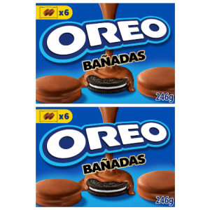 2x Oreo Bañadas Galletas Cacao 246g