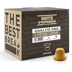 Note d'Espresso 100 Cápsulas de Café Compatibles Nespresso