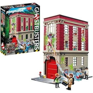 Playmobil Cazafantasmas Cuartel Parque de Bomberos