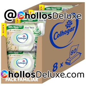 640 Toallitas Colhogar Aloe Vera